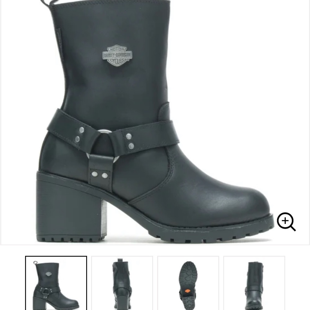 Harley Davidson Women's Howell 7" Harness Waterproof Riding Boots Size 9
